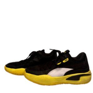 Youth Puma Sneakers, White, Lime Green, Black Size: 7 , Unisex